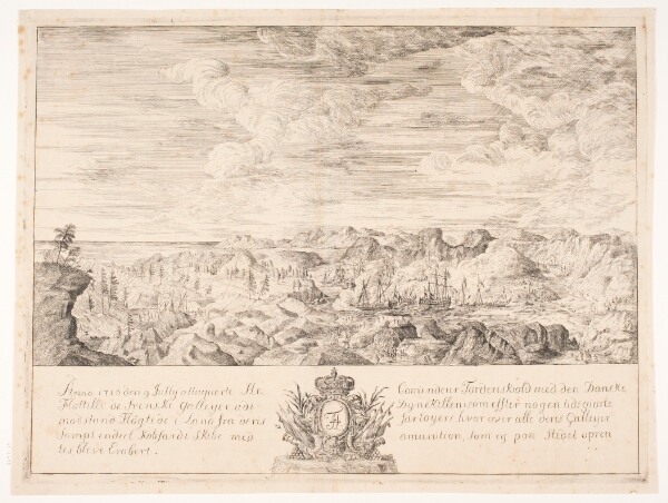 Ubekendt dansk, Tordenskjolds angreb ved Dynekilden 9. Juli, 1716