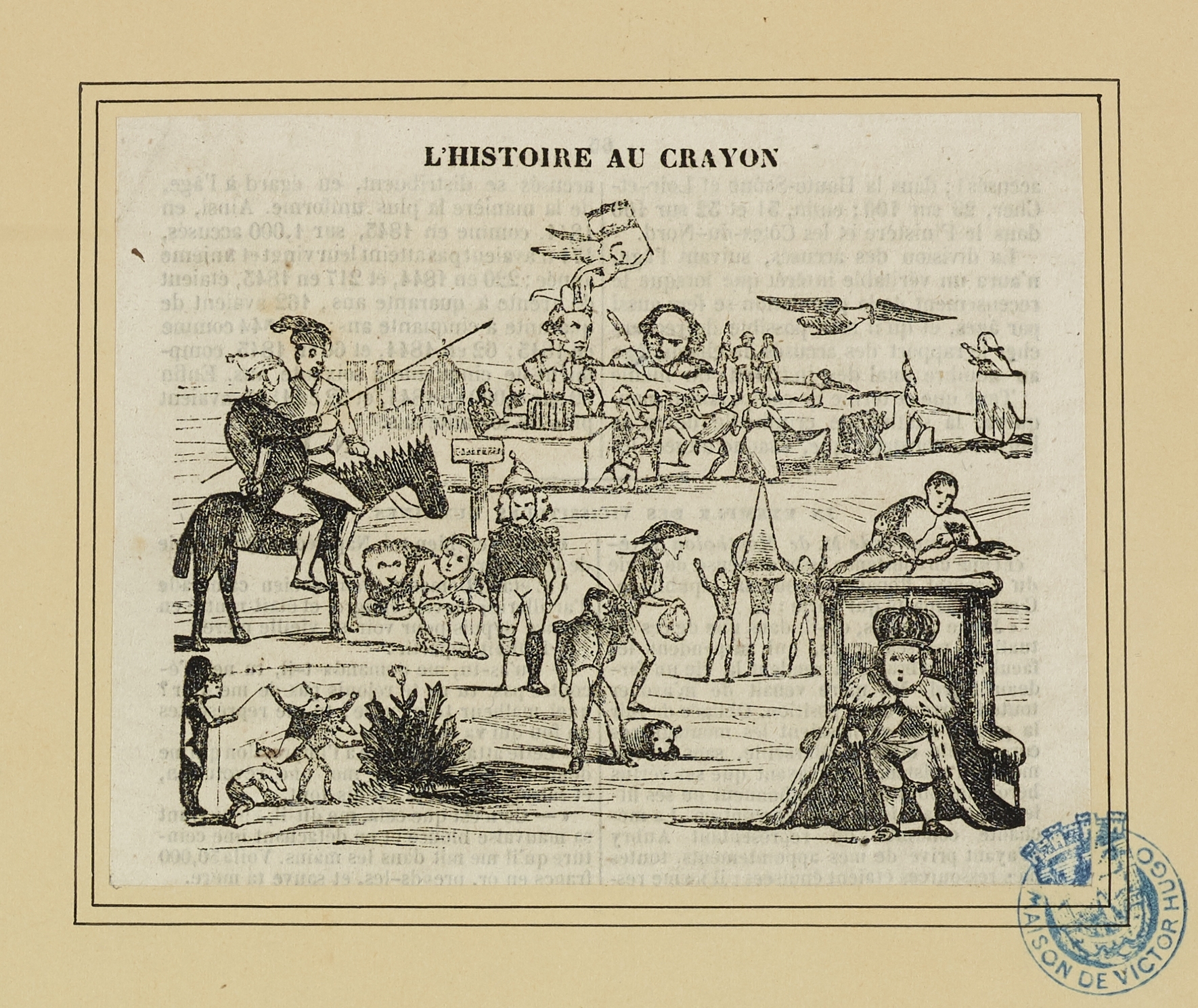 Anonyme, L'histoire au crayon