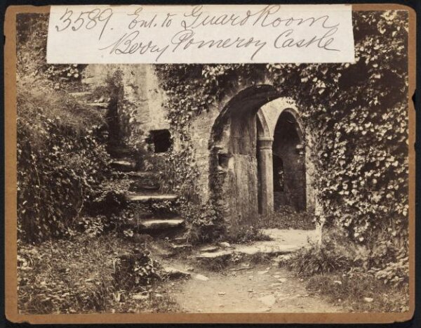 Francis Frith, Ent. to Guard Room.  Berry Pomeroy Castle