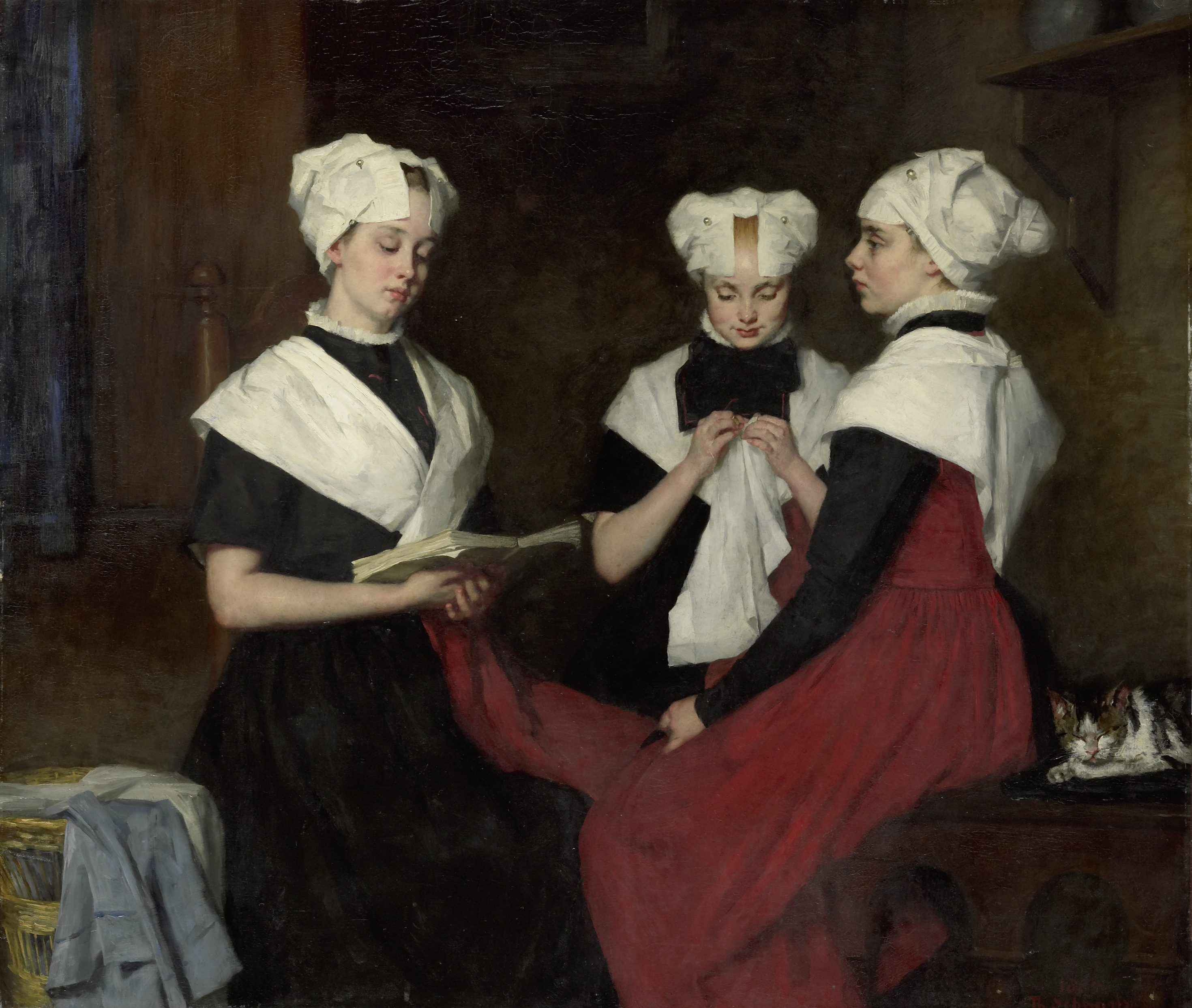 Thérèse Schwartze, Three girls from the Amsterdam Orphanage