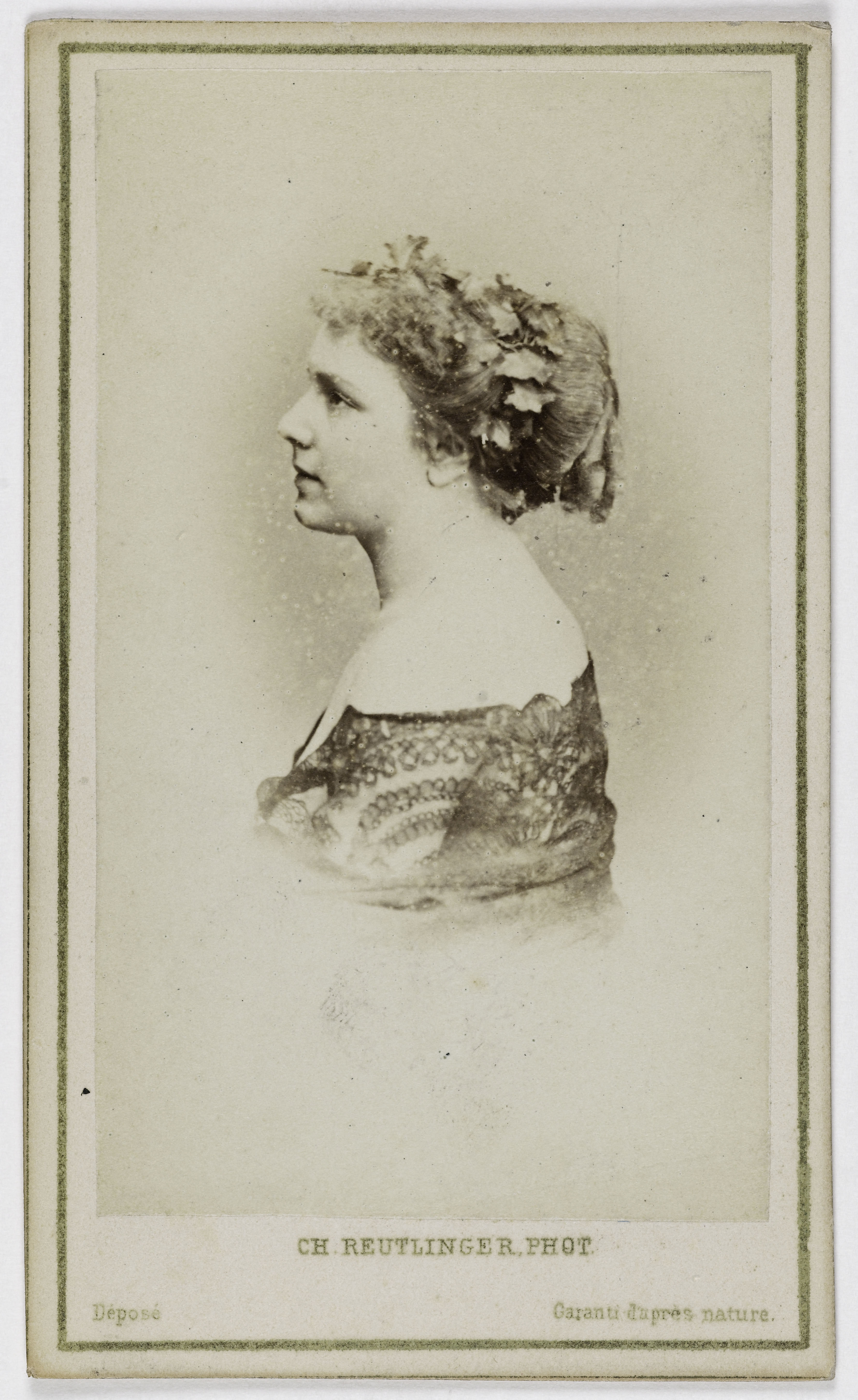 Charles Reutlinger, Portrait d'Elisa (actrice)