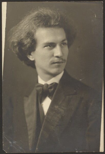 Louis Fleckenstein, [Portrait of a Man with Bow Tie]