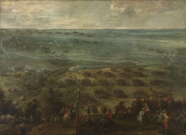 Peter Snayers, Crossing the Somme in Cérisy