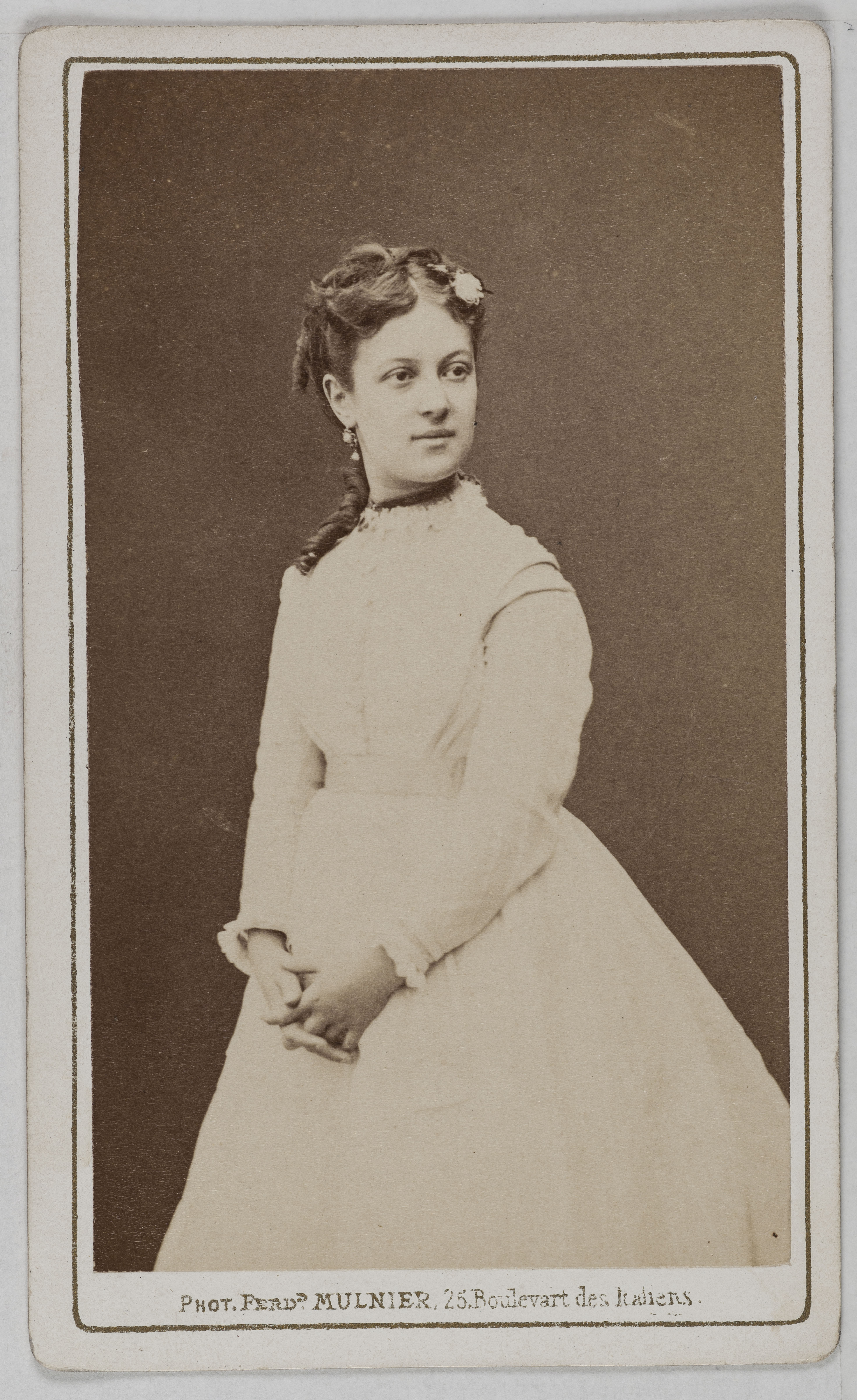 Ferdinand Mulnier, Portrait de Jeanne (Jeanne Nadaud, dite), (chanteuse lyrique)
