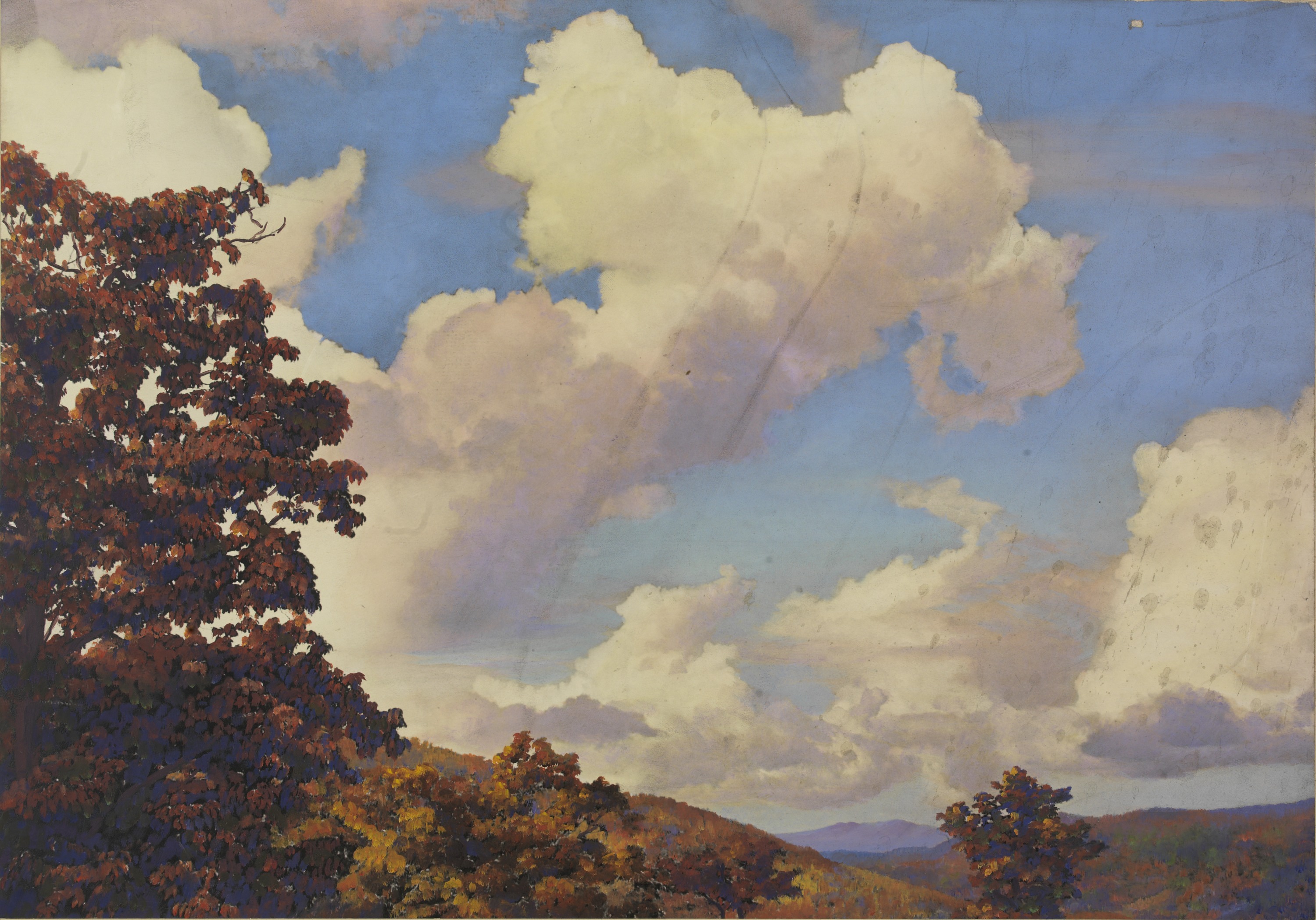Unidentified, (Autumn Mountain Landscape)