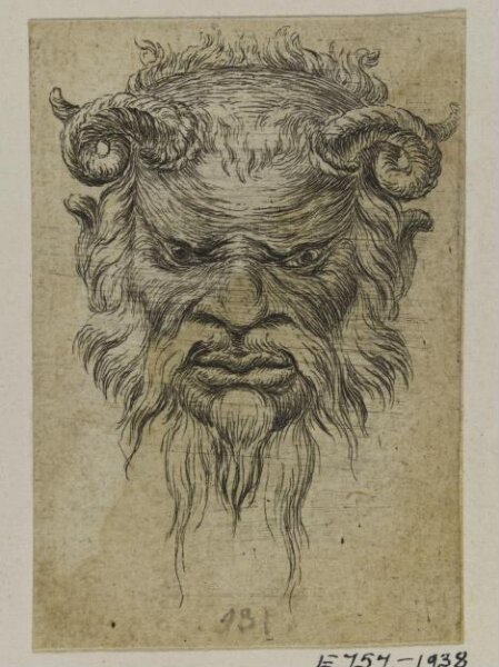 Unknown, Mask of a satyr