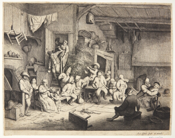 Adriaen van Ostade, Dansende bønder i en krostue