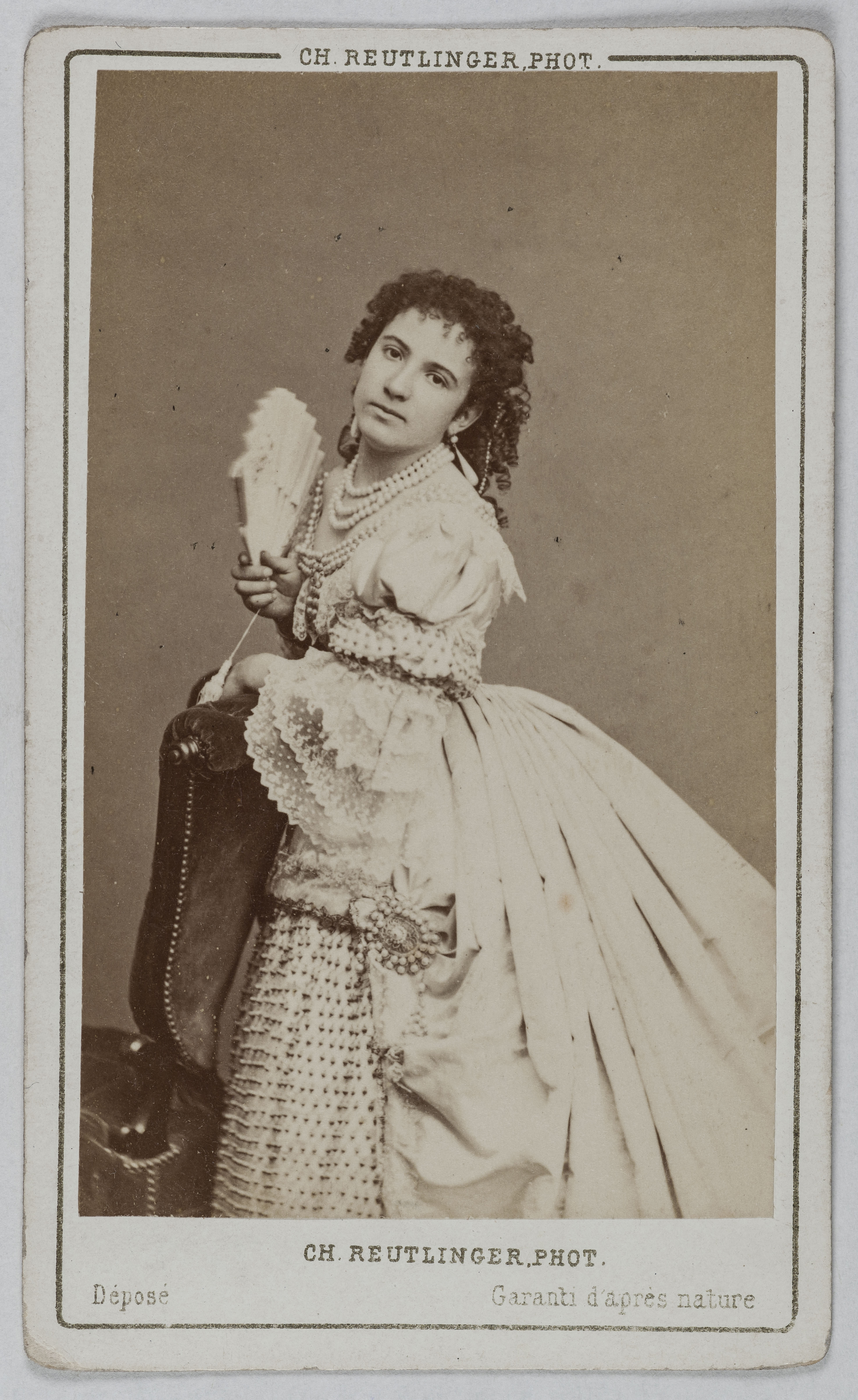 Charles Reutlinger, Portrait de Feliciani, (actrice)