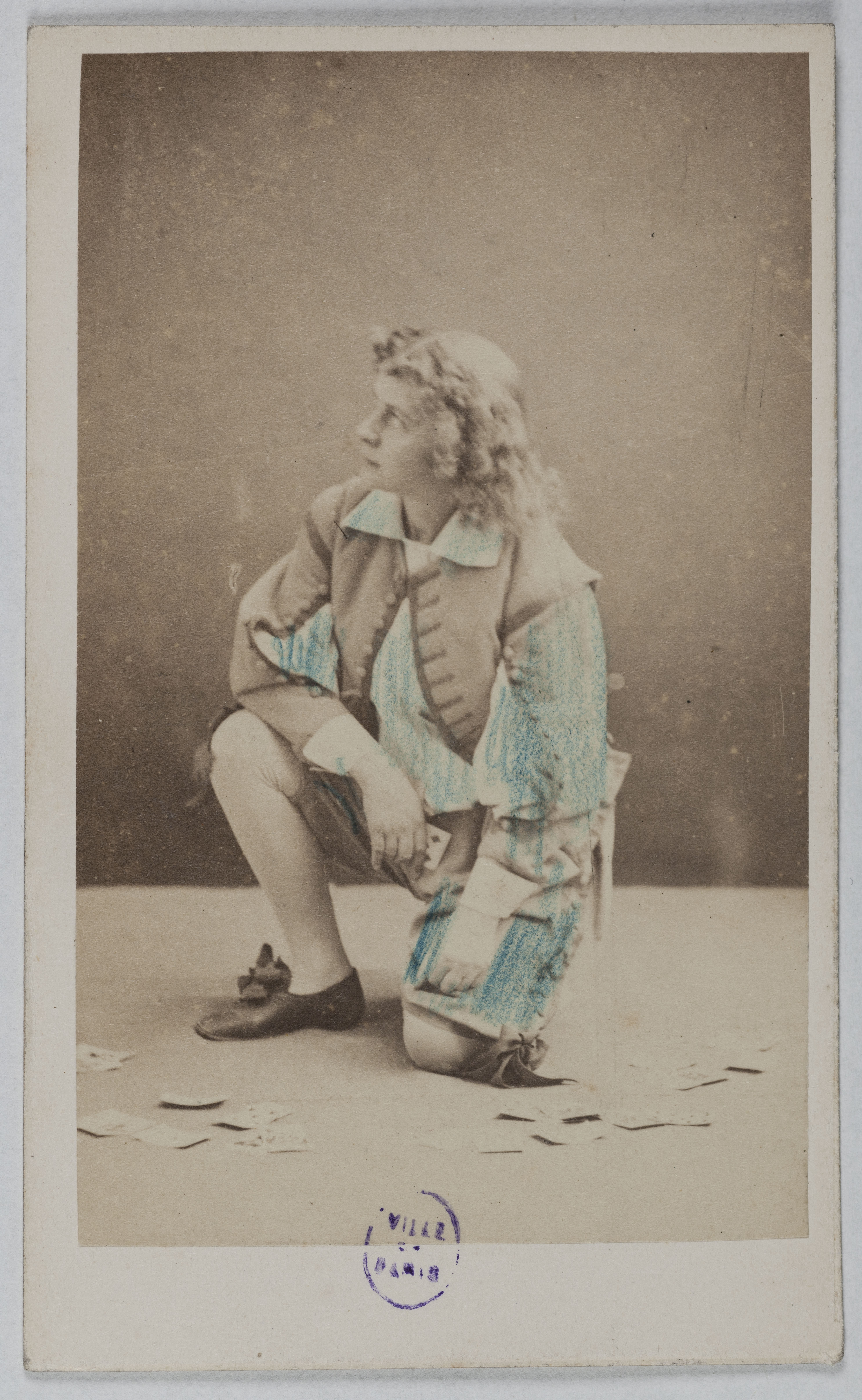 Anonyme, Portrait d'Essler Jane, (Augustine Jeanne Faessler, dite), (1836-1892), (actrice)