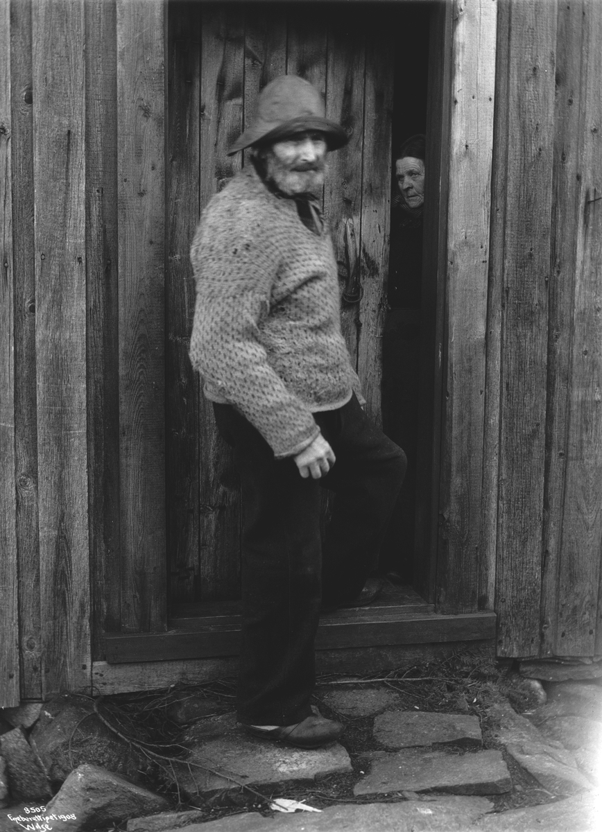 Anders Beer Wilse, Prot: Gammel Fisker og hans Kone 16/2 1908