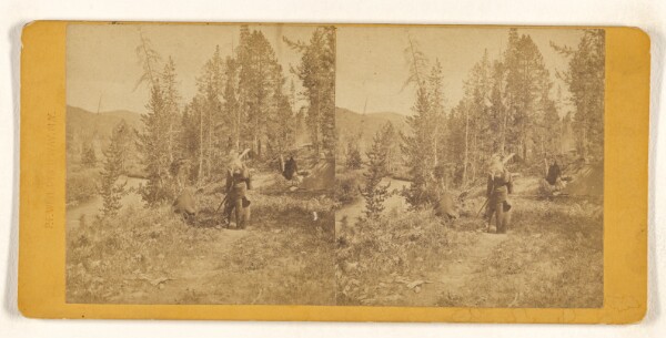 A. J. Russell, [The old Trapper of the Wahsatch]