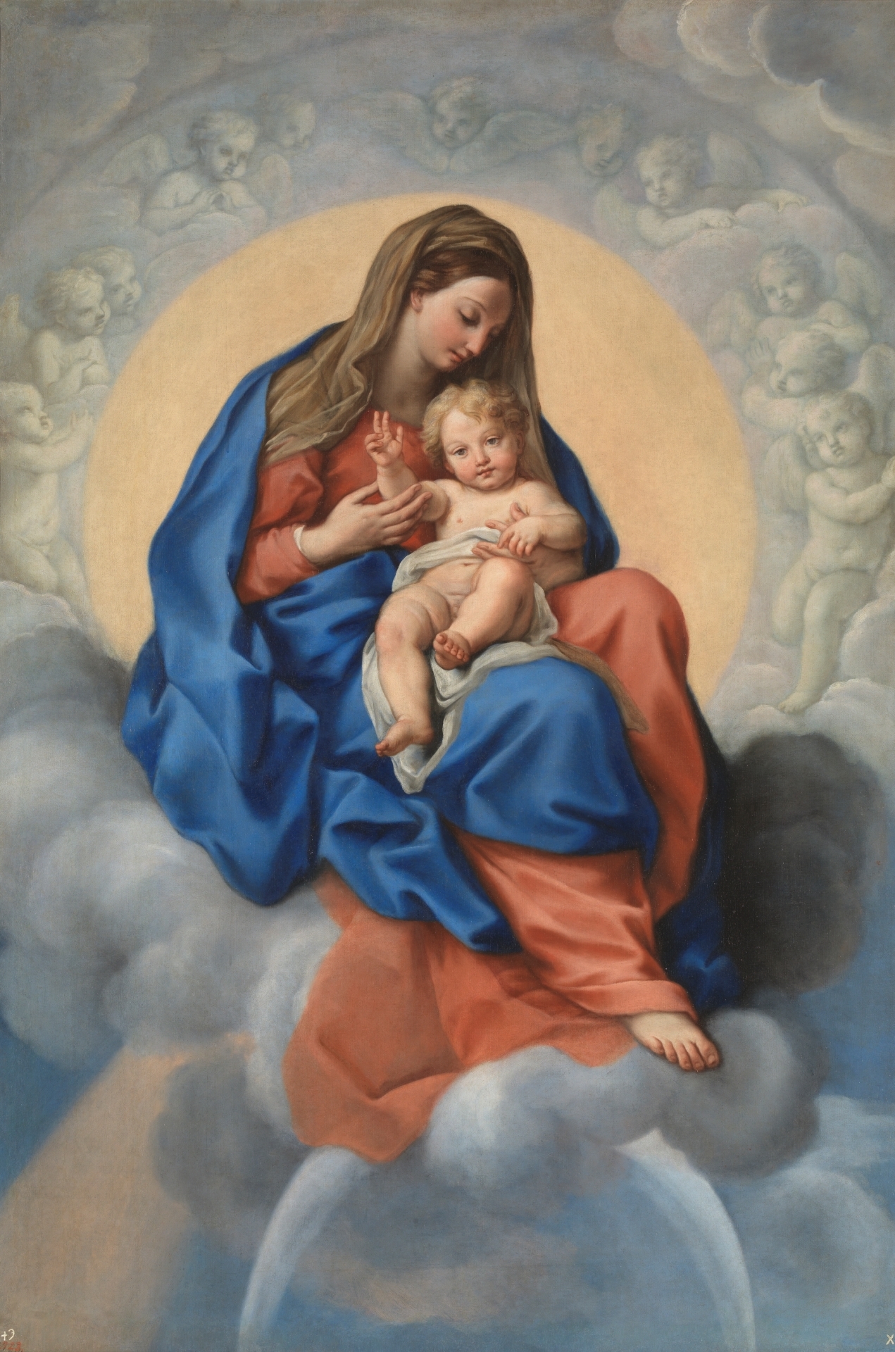 Carlo Maratta, The Virgin and Child in Glory