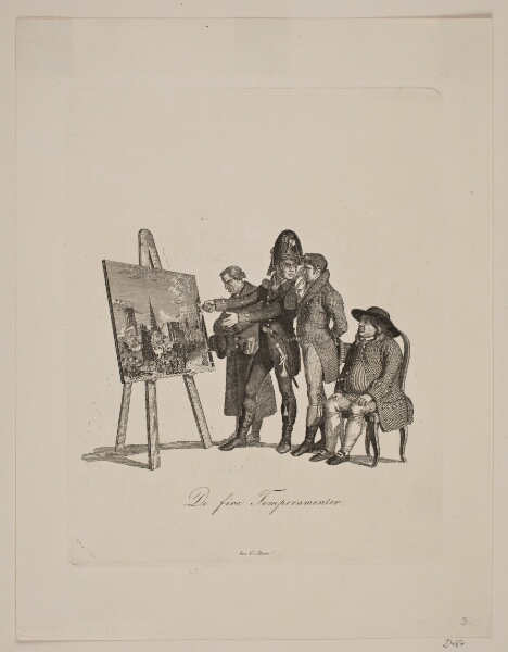 Gerhard Ludvig Lahde, De fire tempreramenter