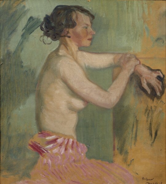 Helmer Osslund, Modellstudie