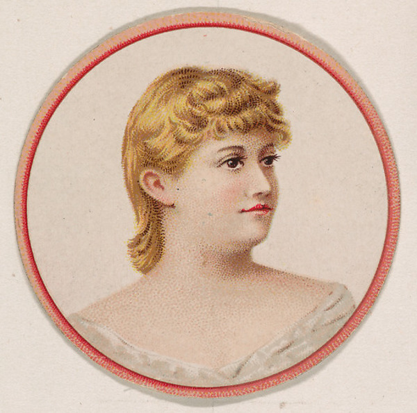 Kinney Brothers Tobacco Company, Portrait of woman, from the Novelties series (N228, Type 2) issued by Kinney Bros.