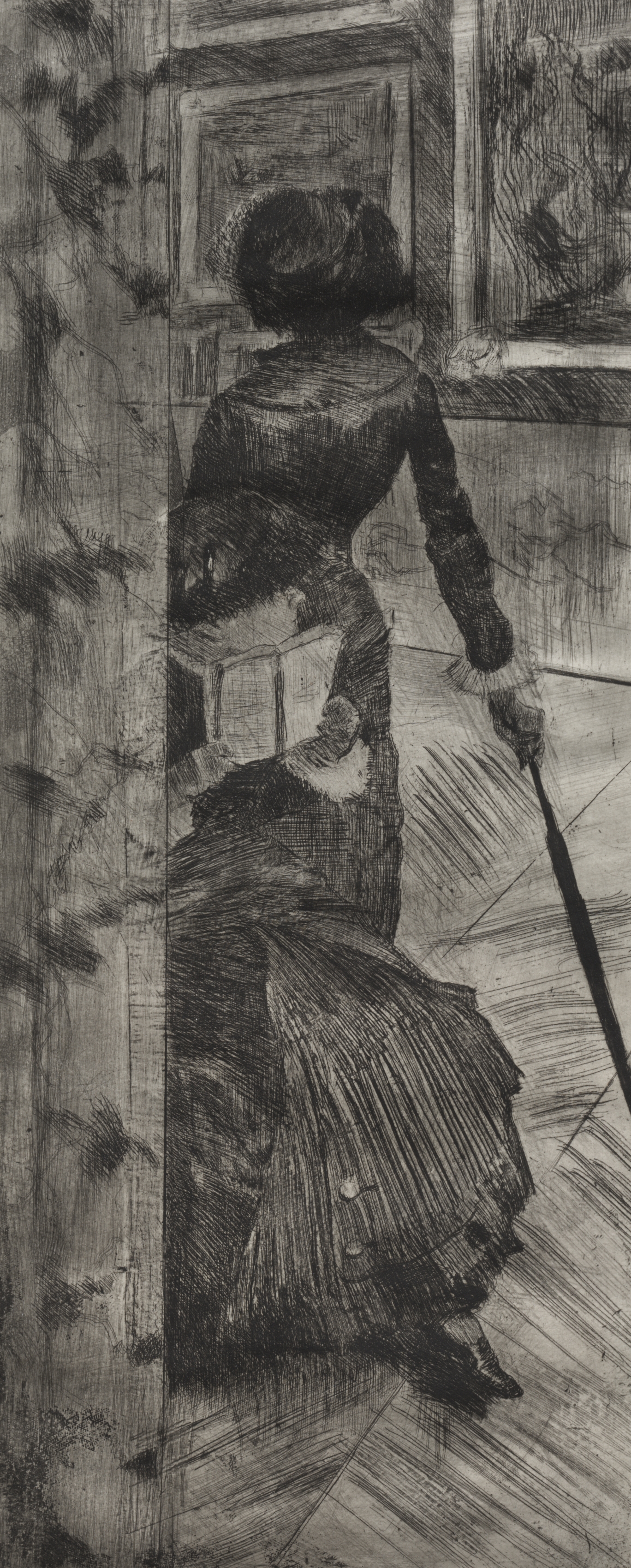Edgar Degas, Mary Cassatt at the Louvre: The Paintings Gallery