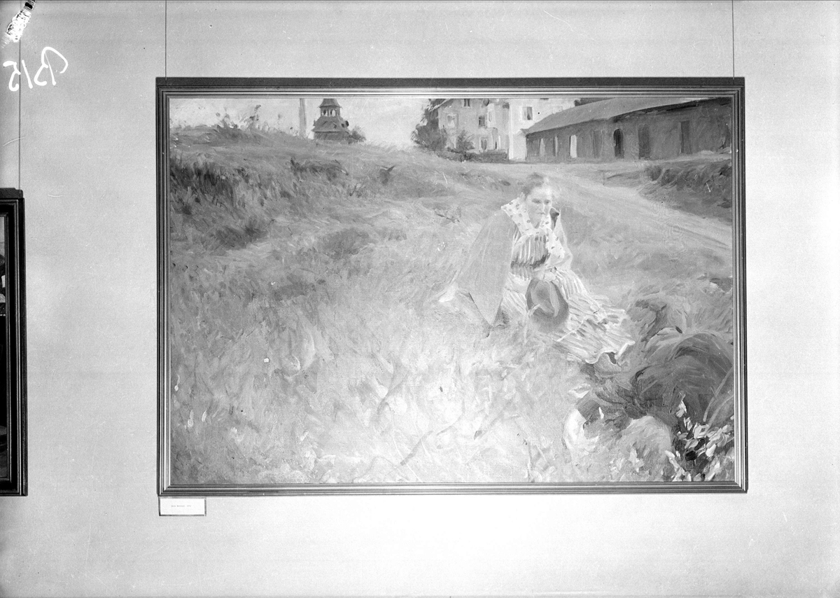 Gunnar Sundgren, Oil painting, Zorn Museum, Mora, Dalarna 1939