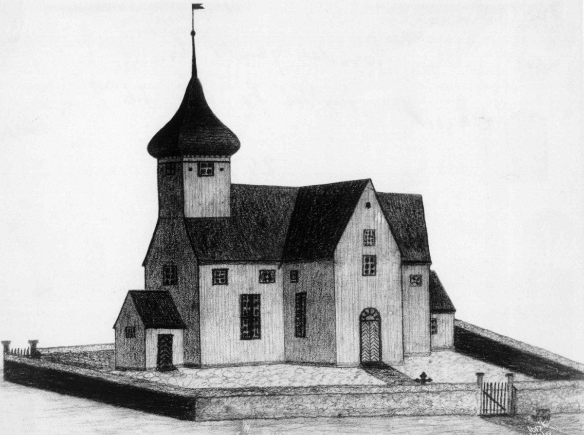 Anders Beer Wilse, Sogndal kirke
