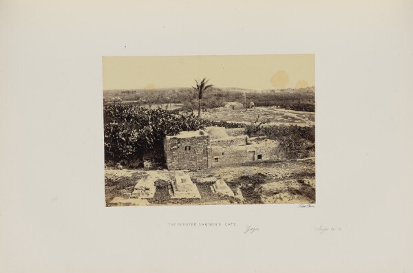 Francis Frith, The Reputed Samsons [sic] Gate. Gaza