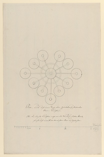 Anonymous, French, 18th century, Design for a Candelabra