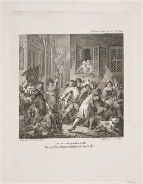 Georg Haas, Illustration til Holbergs Komedier