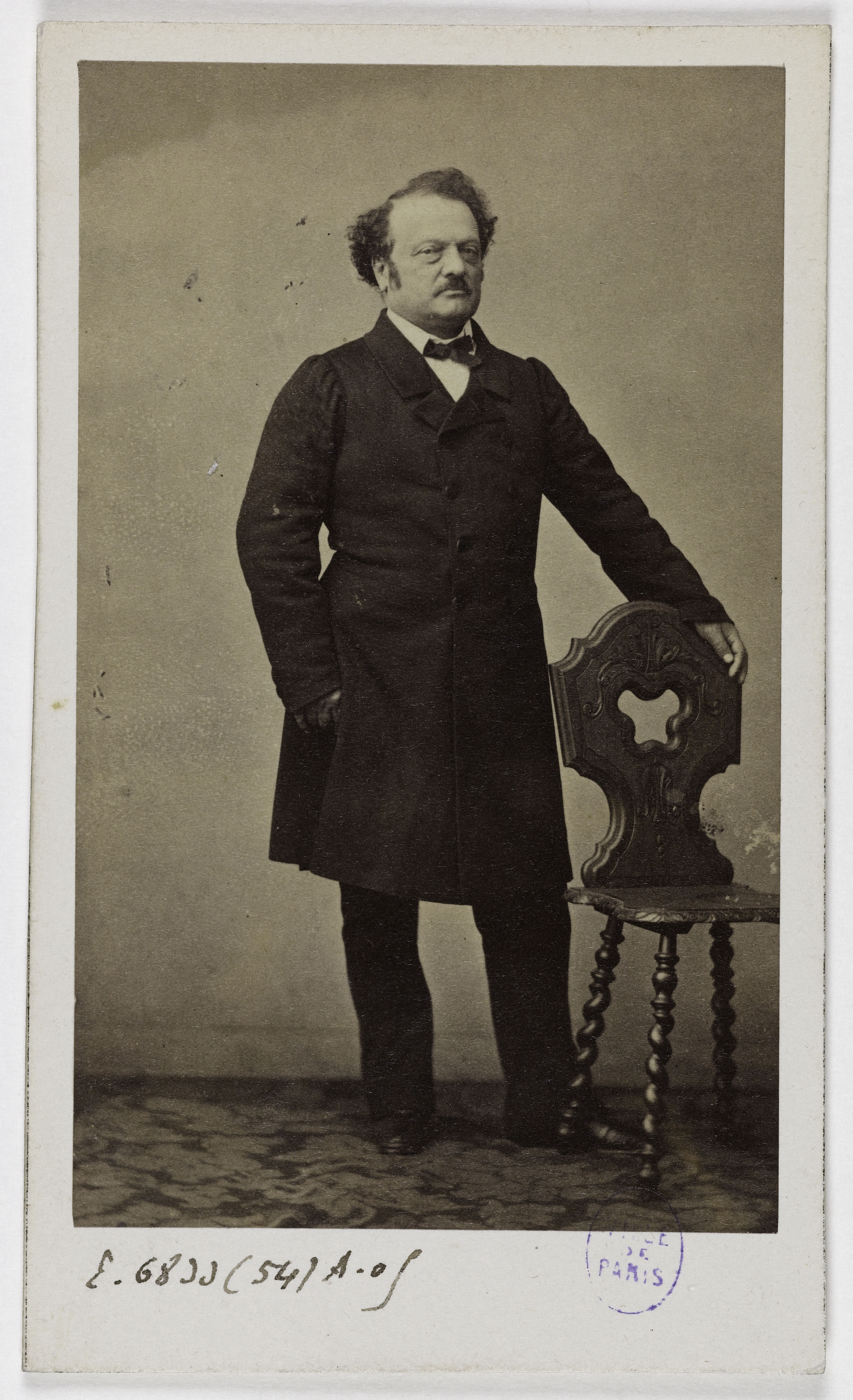 Pierre Petit & Trinquart, Portrait de Gilbert Louis Duprez (1806-1896), (chanteur lyrique)