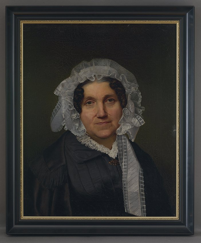 Gustav Metz, Bildnis der Mutter, 1839