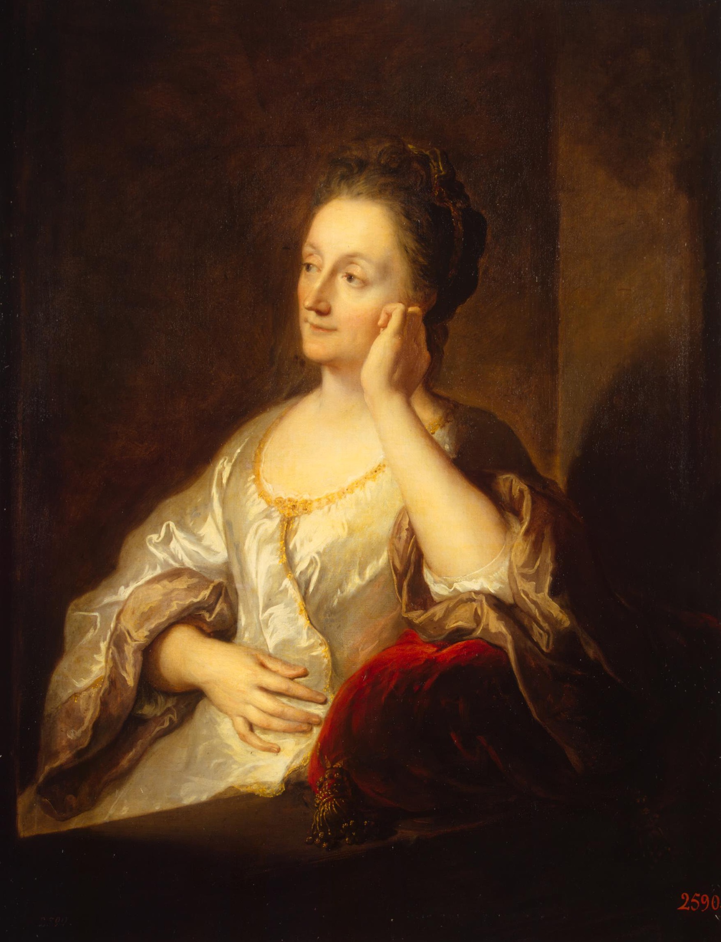 Jean-François de Troy, Portrait of Jeanne de Troy, the Artist's Wife