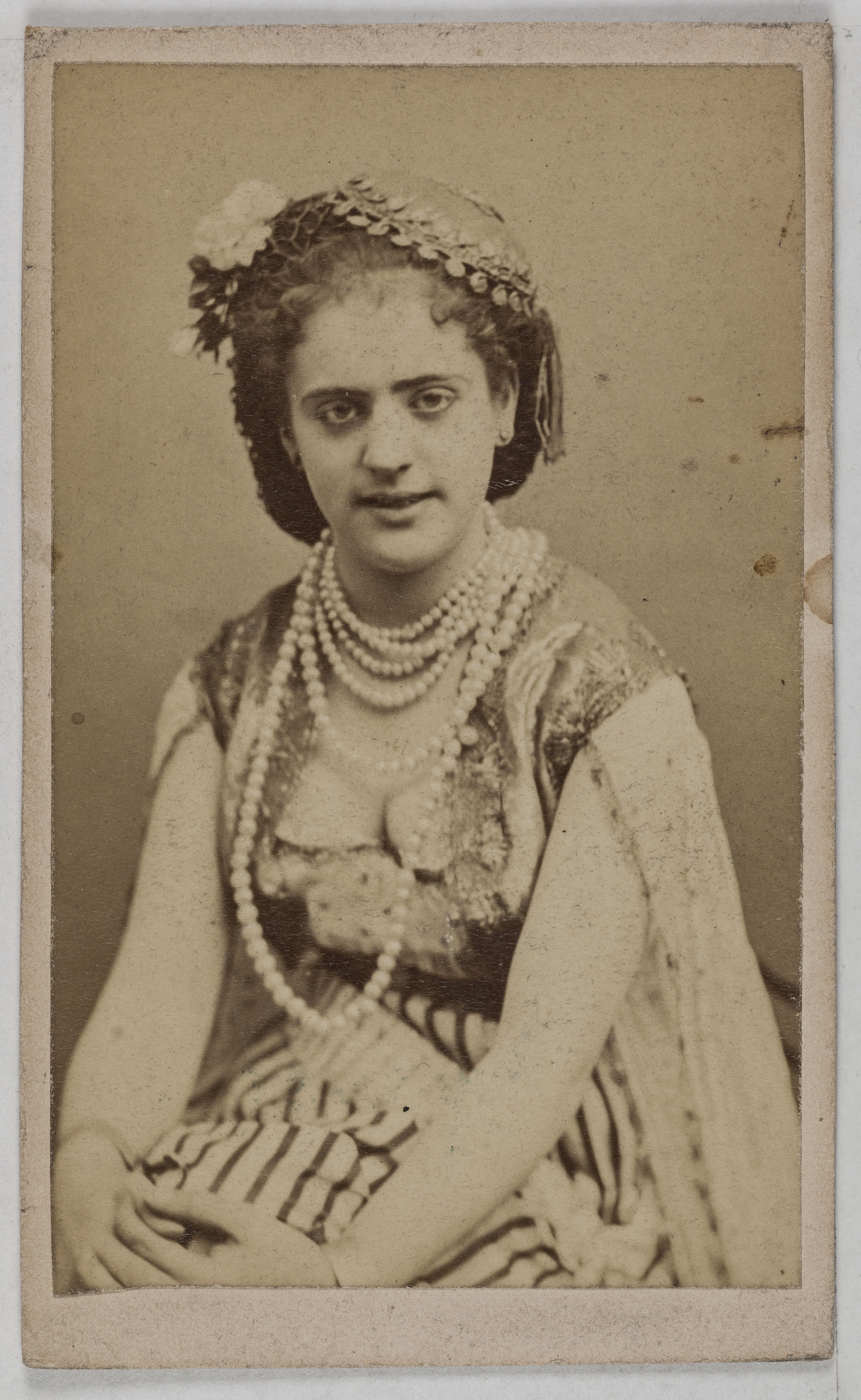 Anonyme, Portrait de Marie Karl (Amélie Jeanne Jaime, dite), (actrice), (fille de Théodore Barrière)