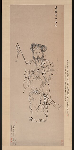 Chen Hongshou, Bodhisattva Guanyin in the Form of the Buddha Mother