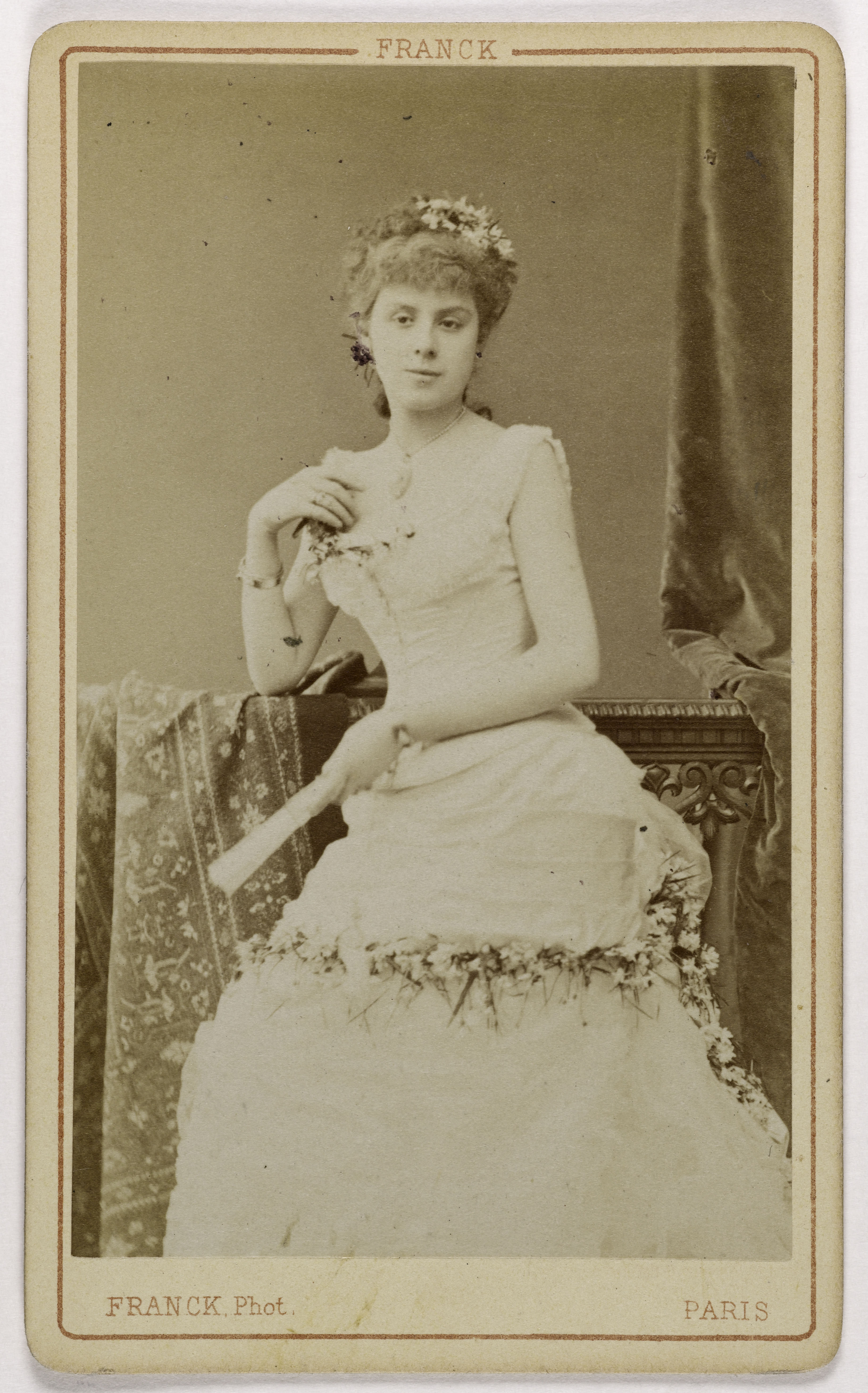 Franck, Portrait d'Alice Biot (danseuse à l'Opéra, 2e quadrille)