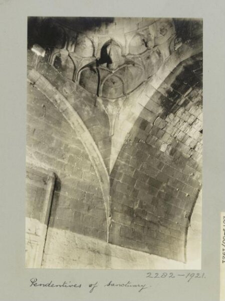 K.A.C. Creswell, Dome pendentives in sanctuary in Madrasa al-Kamiliyya, Aleppo