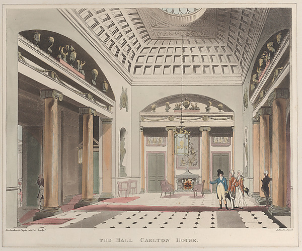 Thomas Rowlandson, The Hall Carlton House