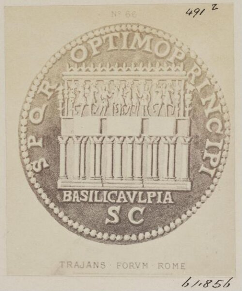 Parker, John Henry, Coins - Basilica Ulpia in the Forum of Trajan