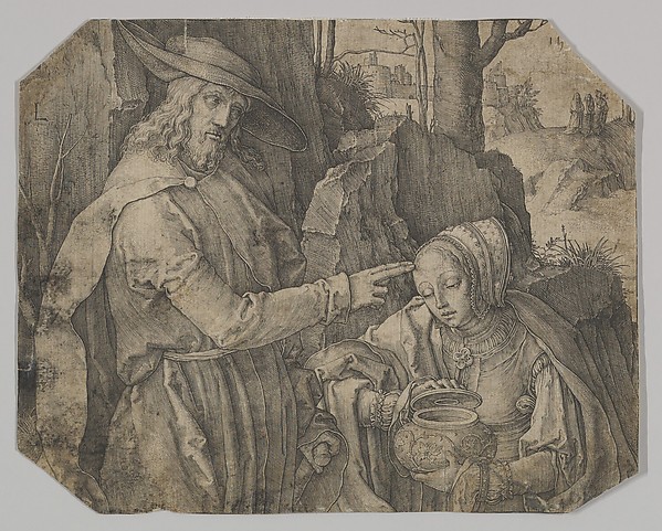 Lucas van Leyden, Christ Appearing to St. Mary Magdalene as a Gardener