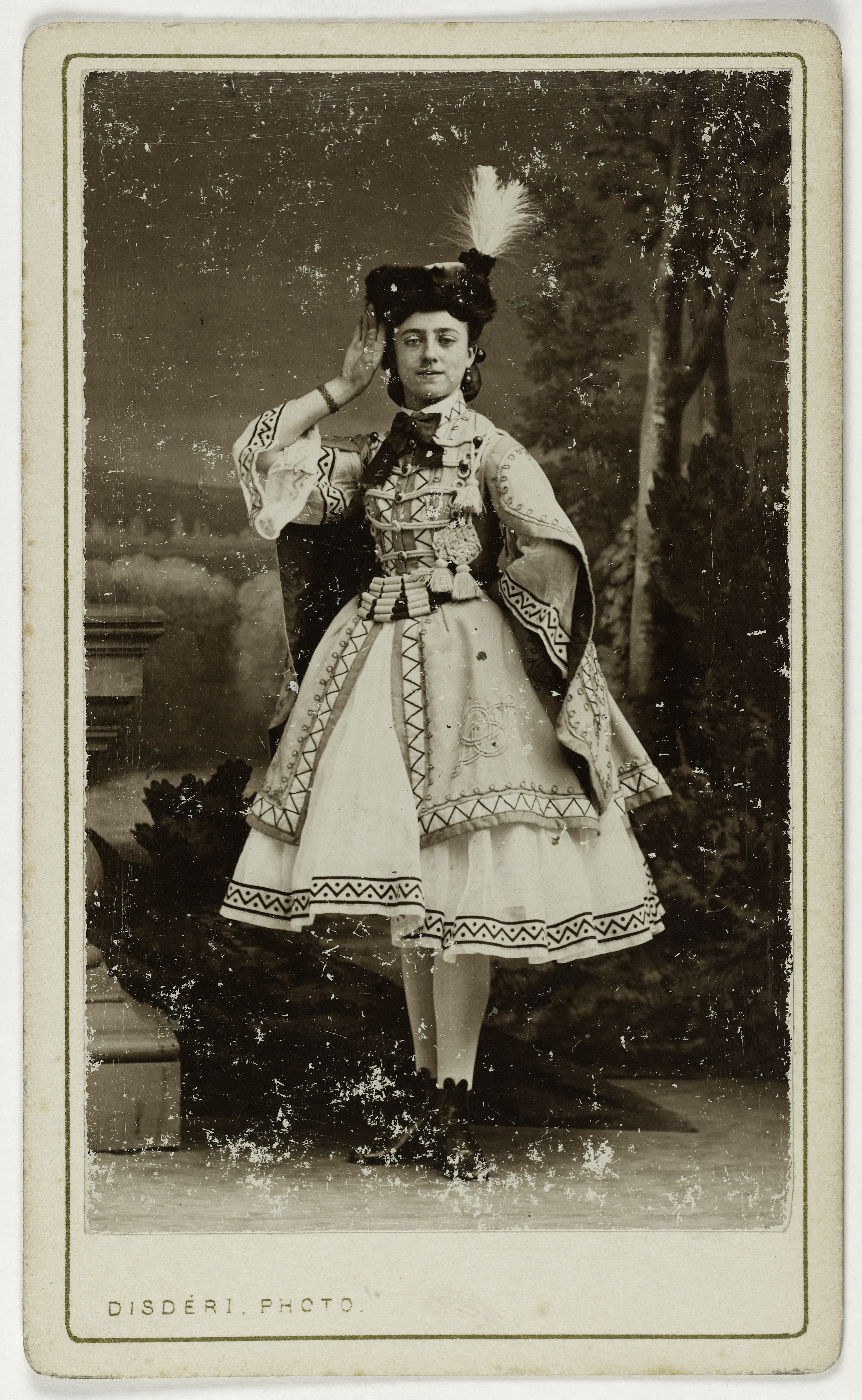 André-Adolphe-Eugène Disdéri, Portrait de Georgeot, (danseuse)