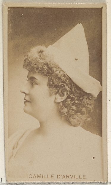 Allen & Ginter, Camille D' Arville, from the Actors and Actresses series (N45, Type 8) for Virginia Brights Cigarettes