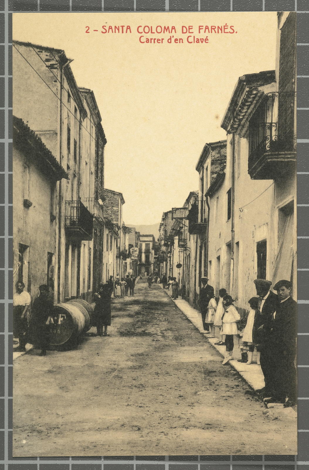 Desconegut, 2 - Santa Coloma de Farnés. Carrer d'en Clavé