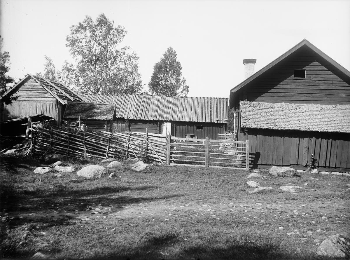 Paul Sandberg, Fägård - Zetterberg, Hållen, Hållnäs socken, Uppland 1935