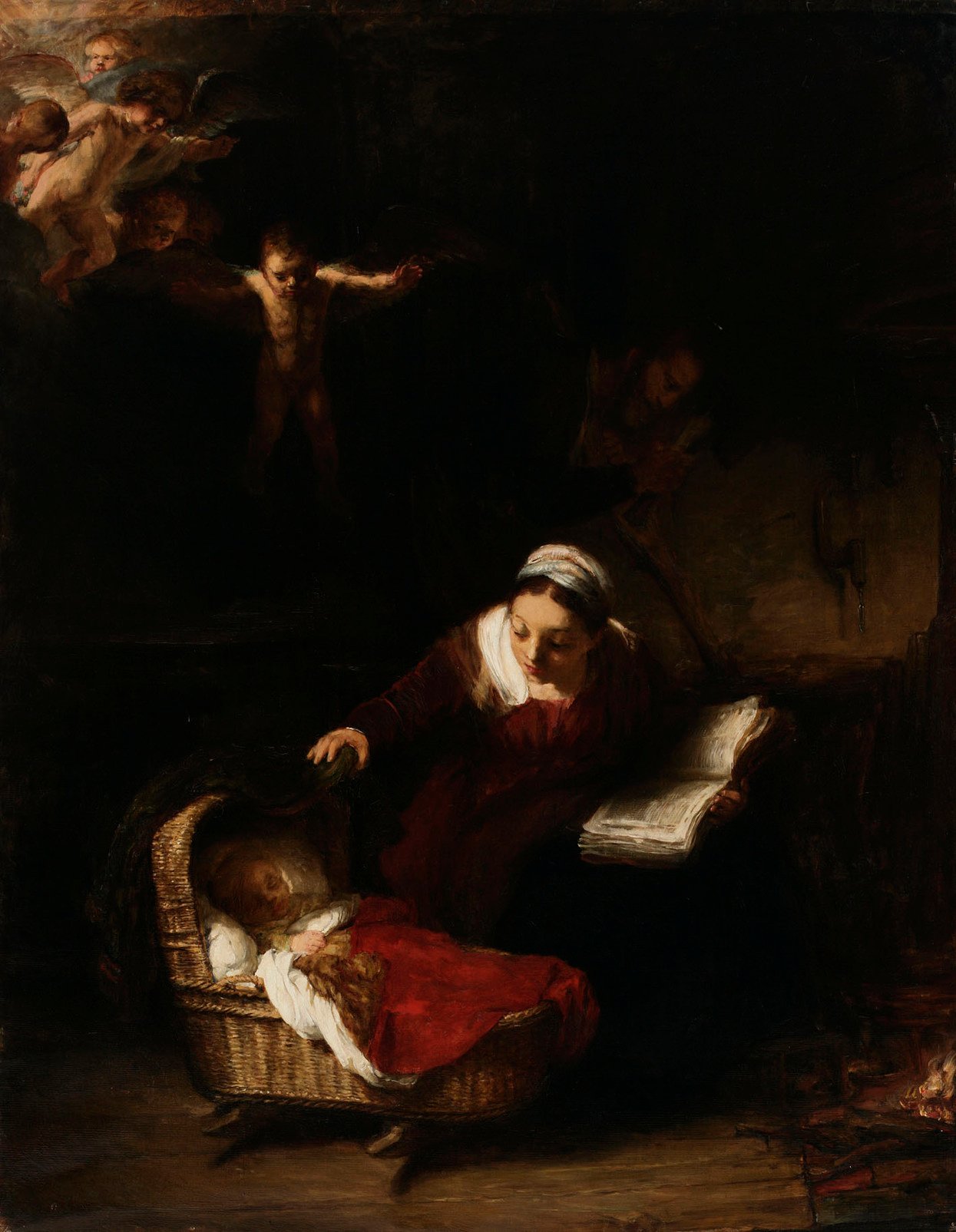 Venny Soldan-Brofeldt, Copy of Rembrandt´s painting The Holy Family