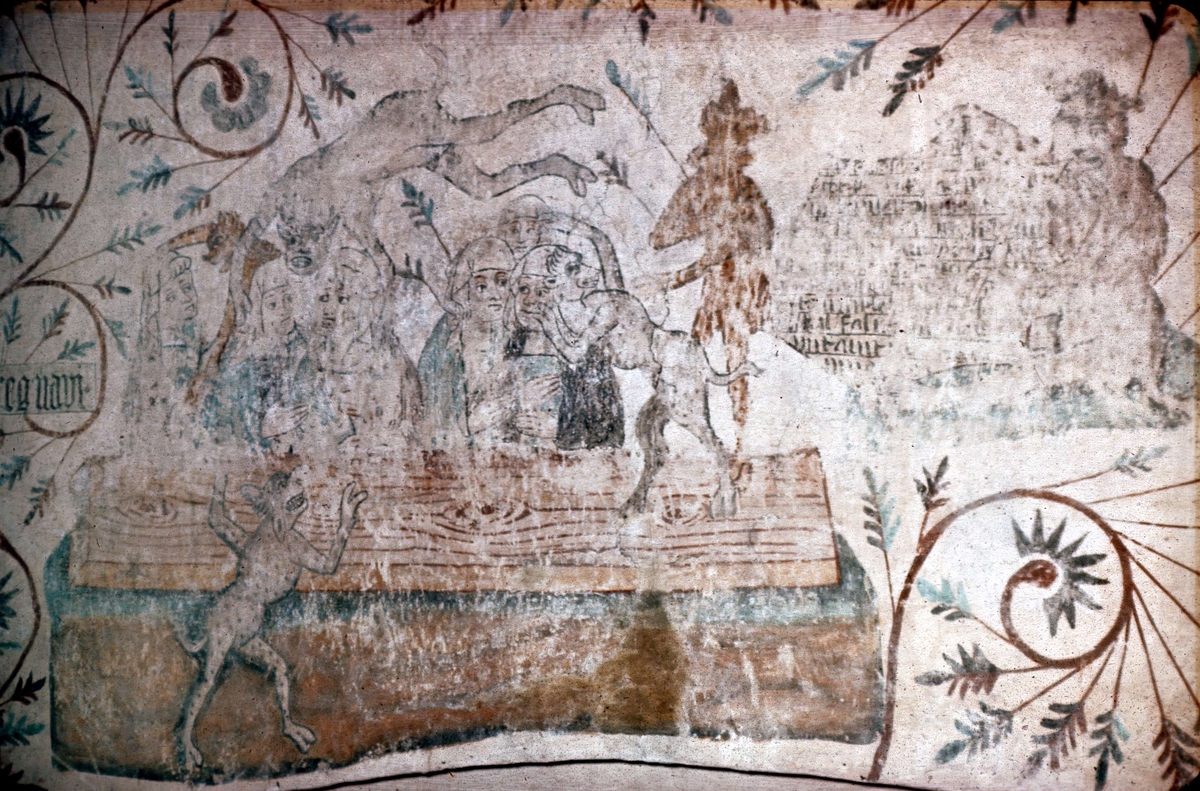 Okänd,, Lime painting in Tensta Church, Tensta parish, Uppland