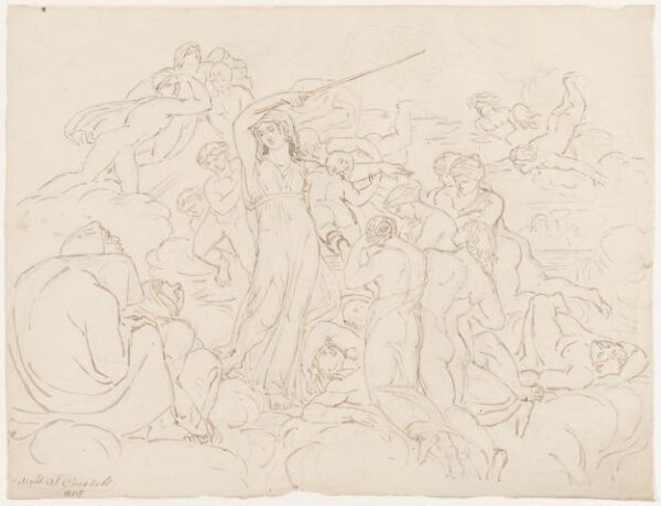 Unknown, Drawing by a member of the Sketching Society