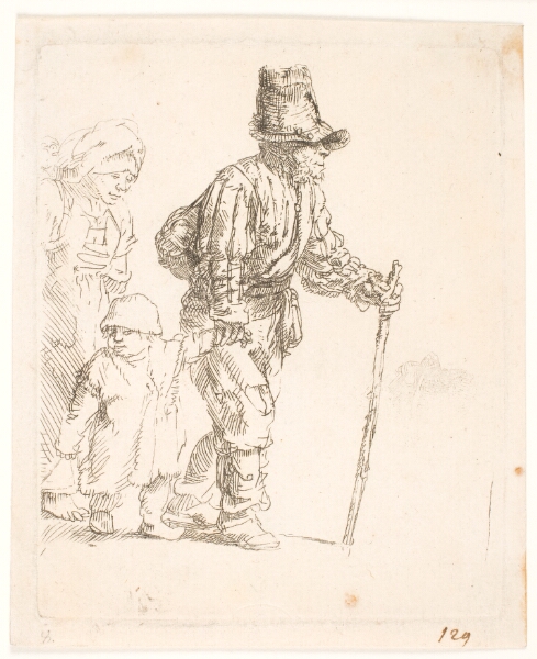 Rembrandt van Rijn, Bondefamilie på vandring