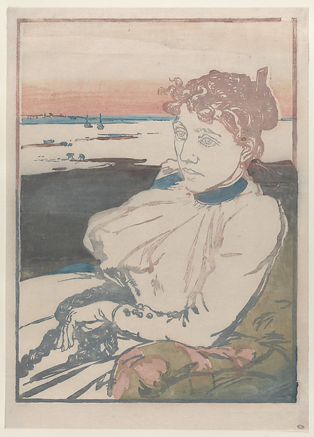 Auguste-Louis Lepère, Convalescent, Mme Lepère