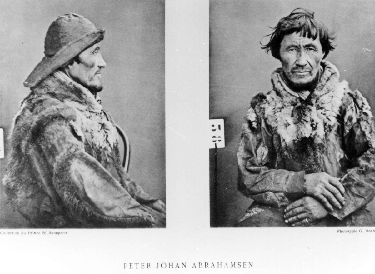 G. Roche, Roland Bonaparte sin samling. Portrett av Peter Johan Abrahamsen. Inngår i Bonapartes sameportretter som nr. 38. Bonaparte
