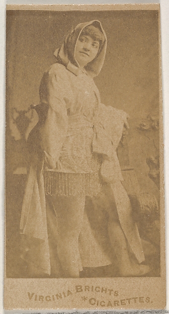Allen & Ginter, From the Actors and Actresses series (N45, Type 5) for Virginia Brights Cigarettes