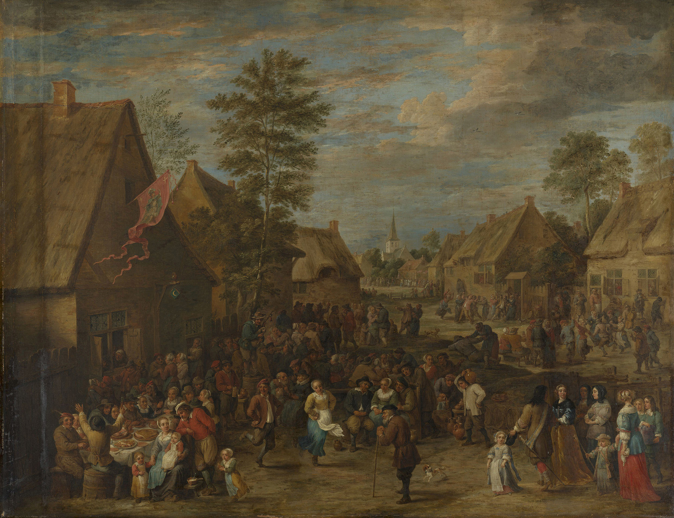 David Teniers the Younger, A Kermis on St George's Day