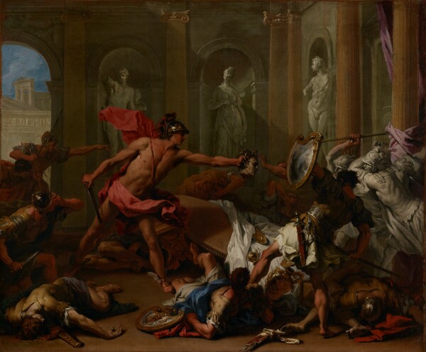 Sebastiano Ricci, Perseus Confronting Phineus with the Head of Medusa