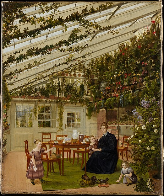 Eduard Gaertner, The Family of Mr. Westphal in the Conservatory