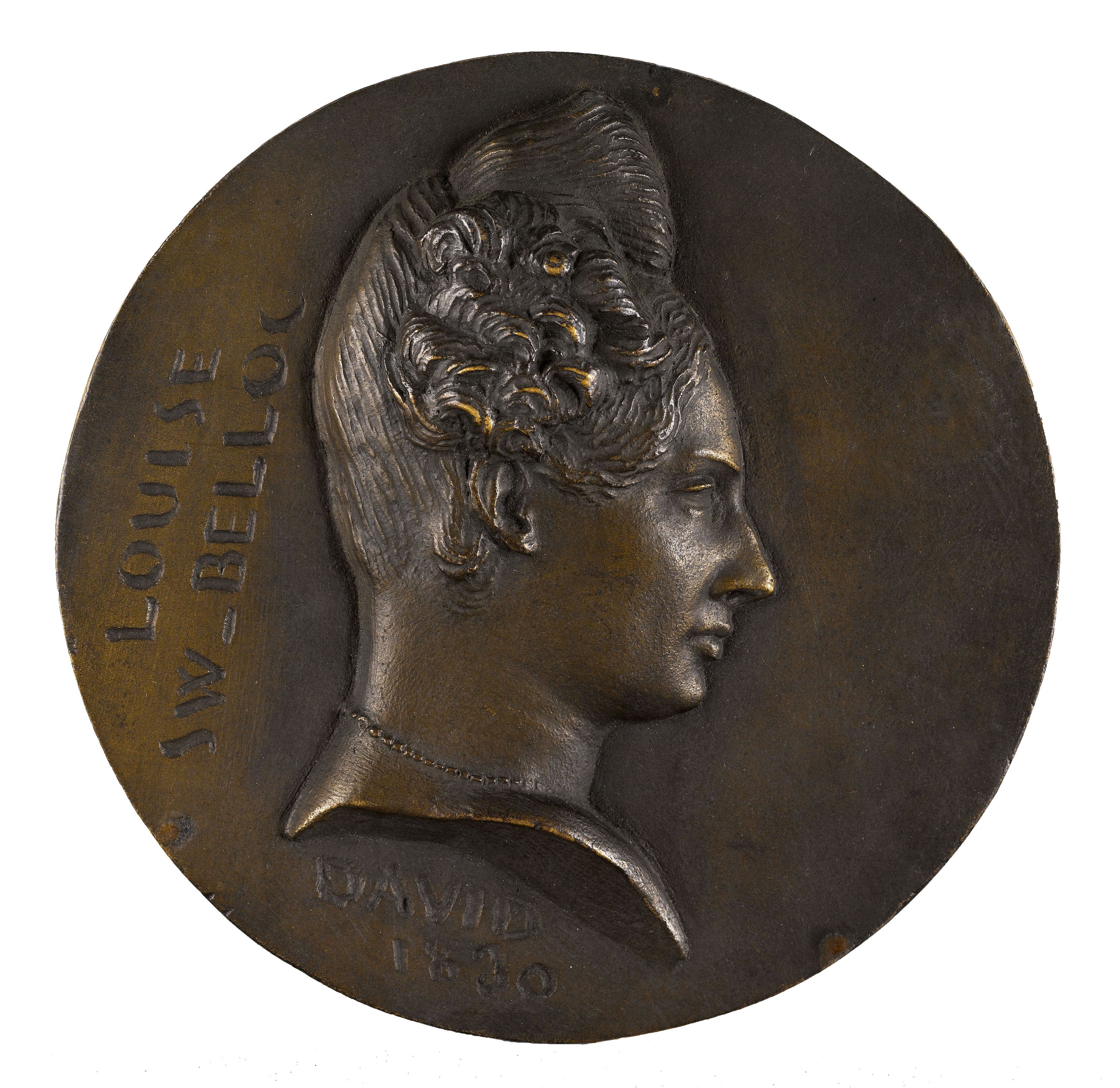 David d'Angers, Portrait de Louise-Anne Swanton-Belloc (1796-1881),écrivain